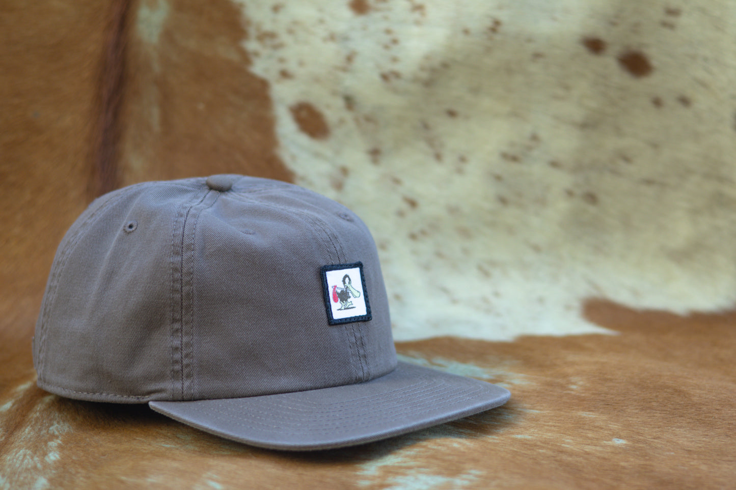 Walnut Brown GG Patch Cap