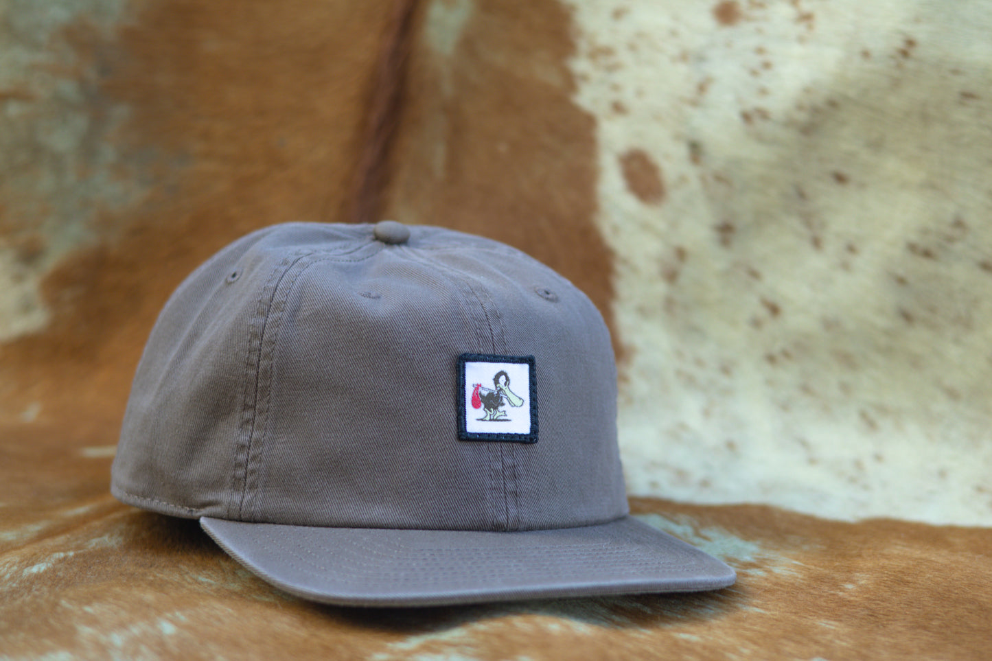 Walnut Brown GG Patch Cap